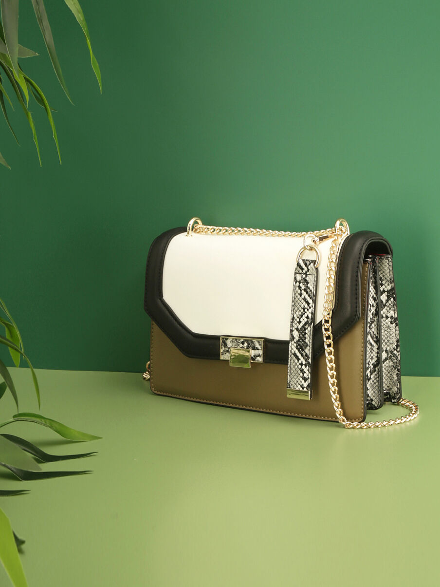 Sac besace Yolanda - Kaki - 1