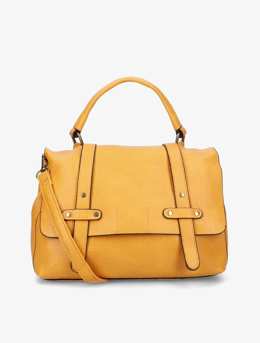 Sac cartable Magda - Moutarde - 1