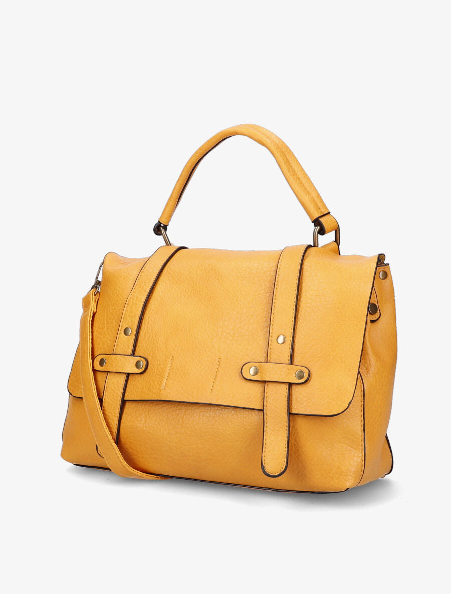 Sac cartable Magda - Moutarde - 2