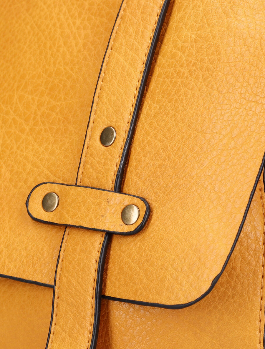 Sac cartable Magda - Moutarde - 4