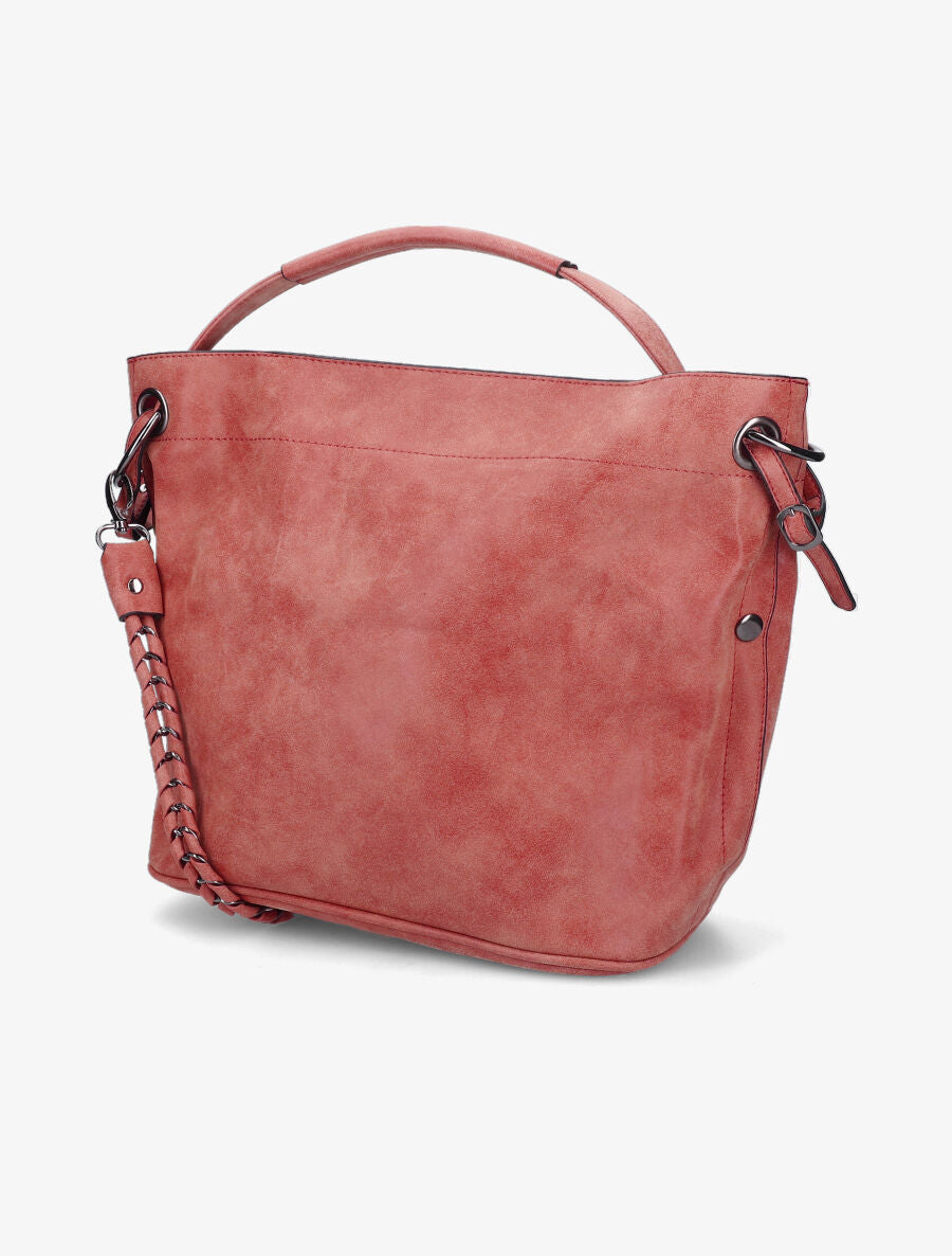 Sac cabas Elena - Rouge - 3