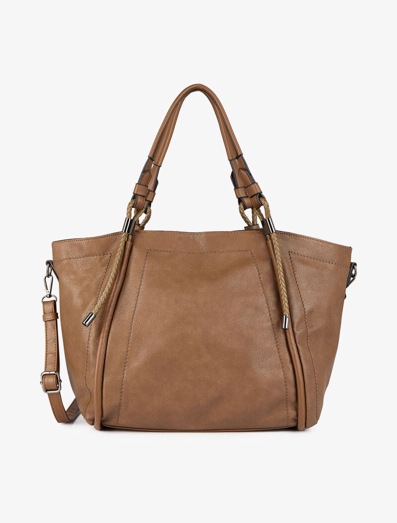 Sac cabas Marlène - Taupe - 1