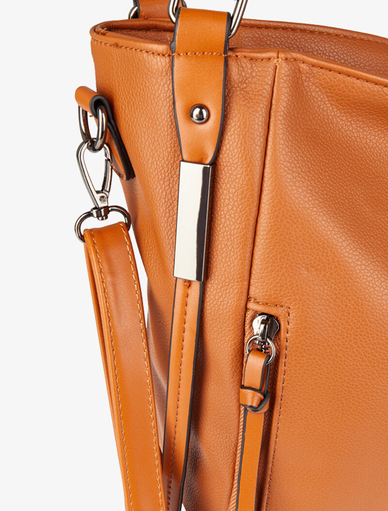 Sac cabas Jeanne - Camel - 4