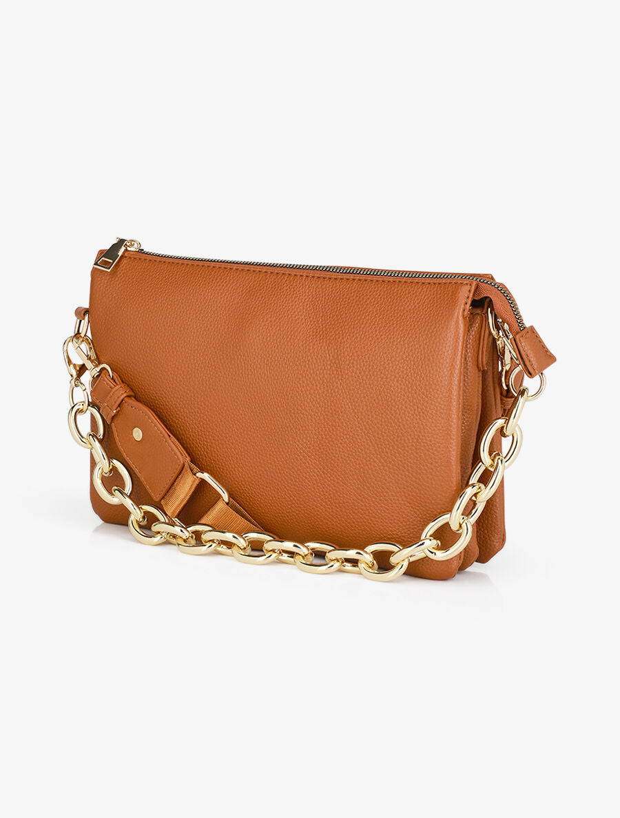 Sac besace Alana - Camel - 3