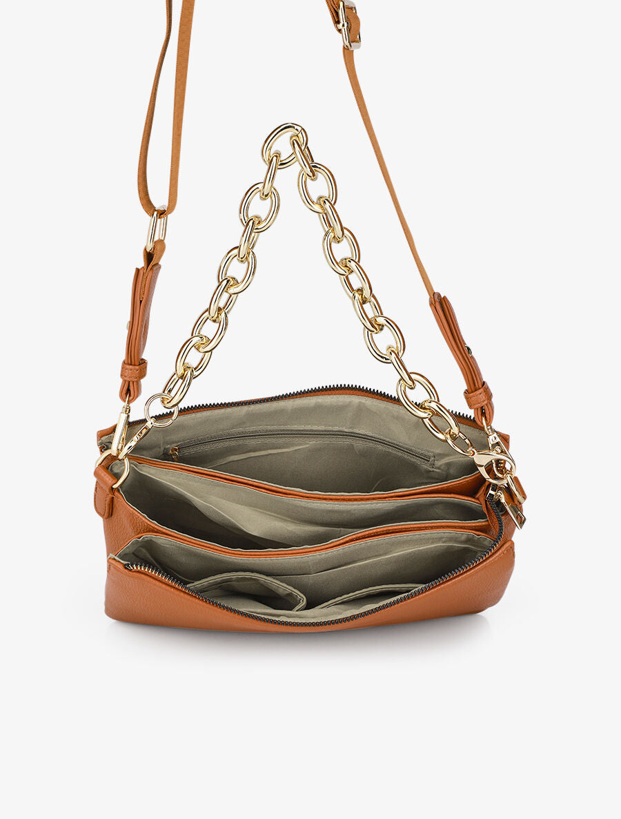 Sac besace Alana - Camel - 6