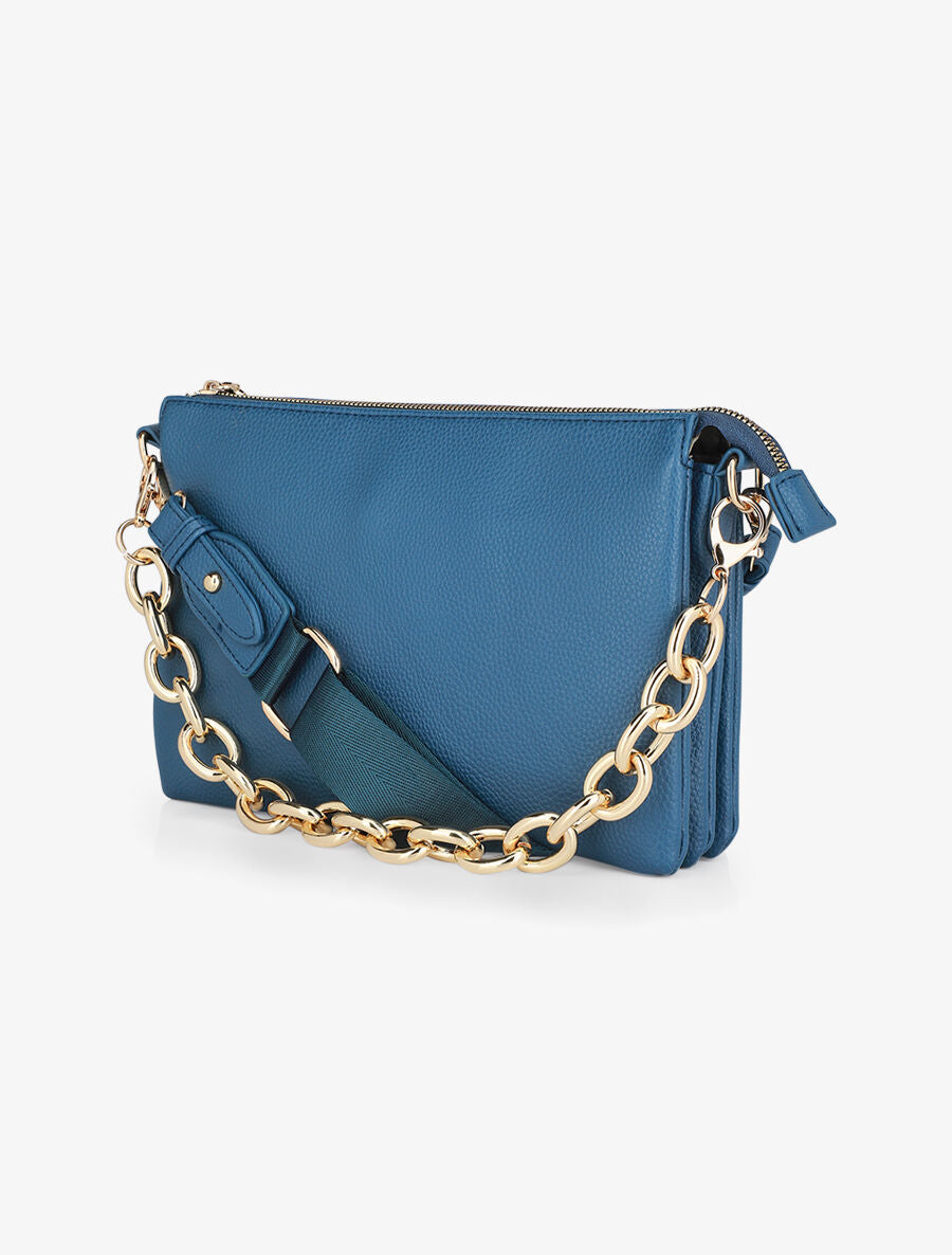 Sac besace Alana - Bleu - 3