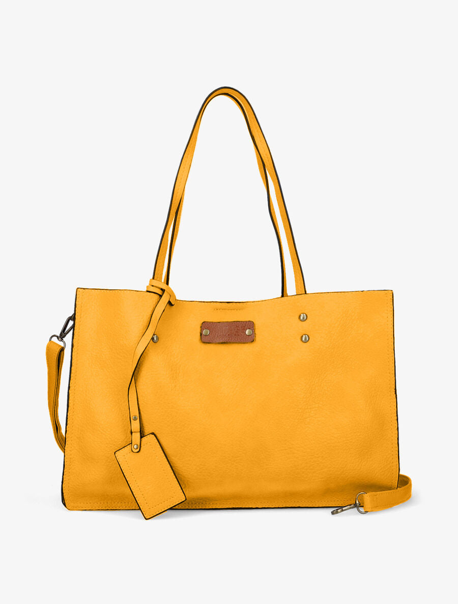 Sac à main Asiya - Jaune moutarde - 6
