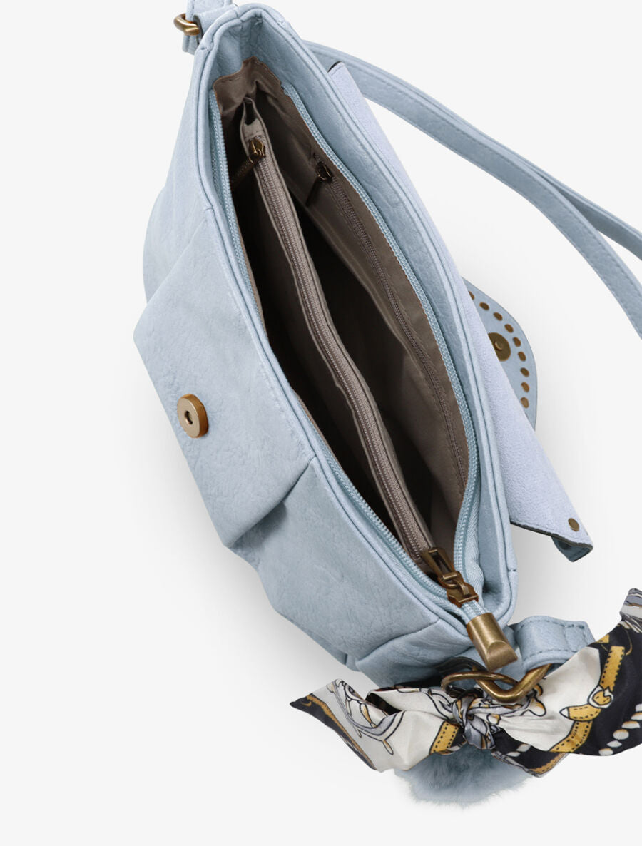Sac besace Millie - Bleu gris - 4