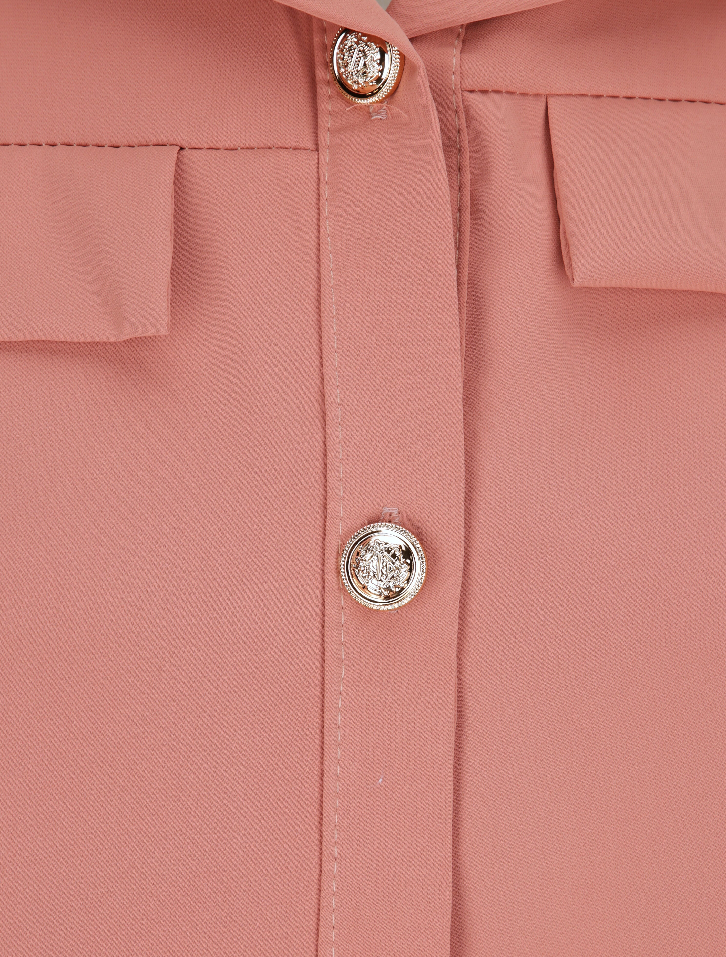 Chemise fluide unie - Rose - 3