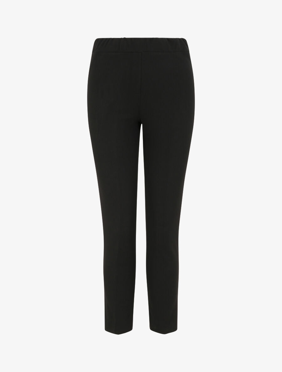 Pantalon uni coupe droite - Noir - 4