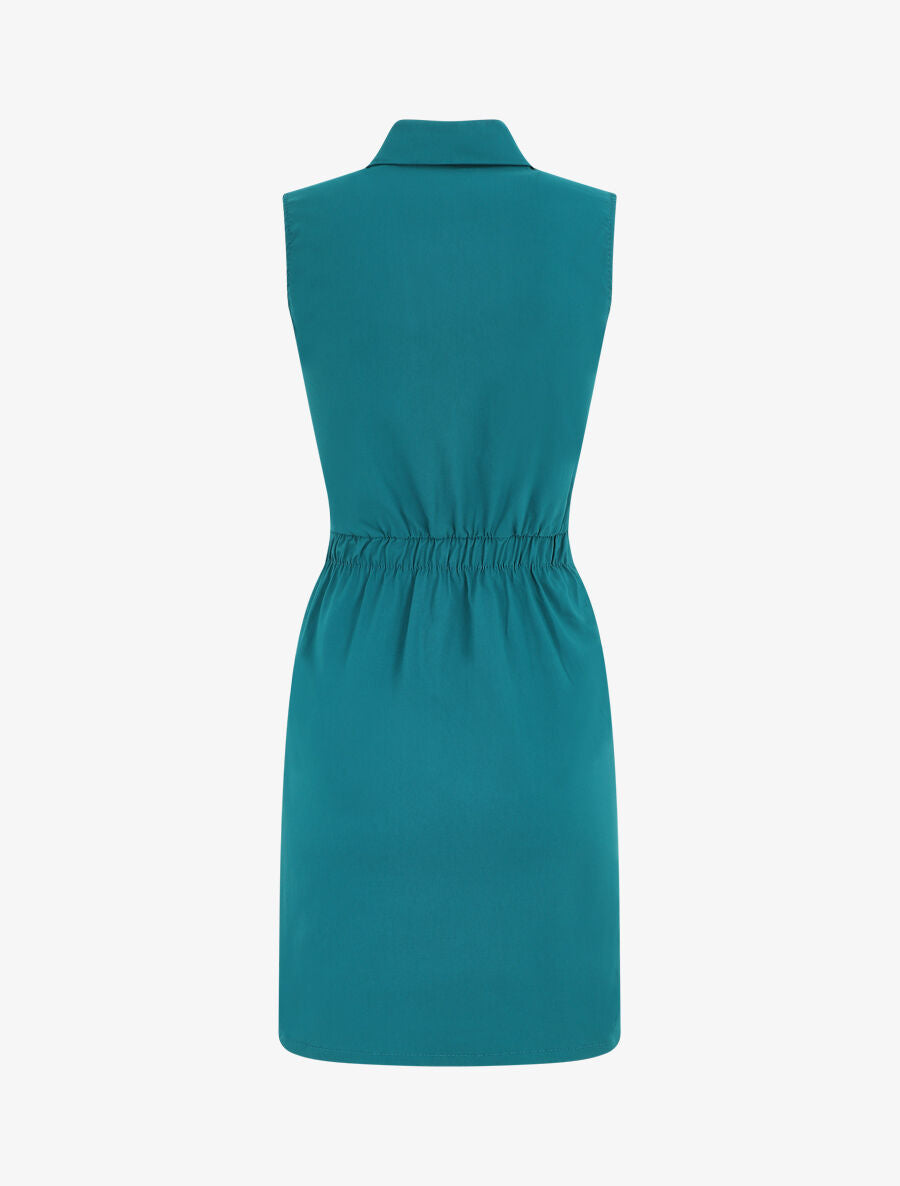 Robe droite effet jean - Bleu canard - 2