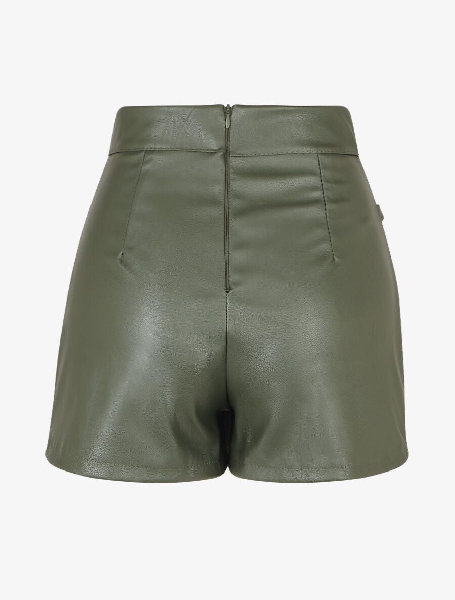 Short en simili trompe l&