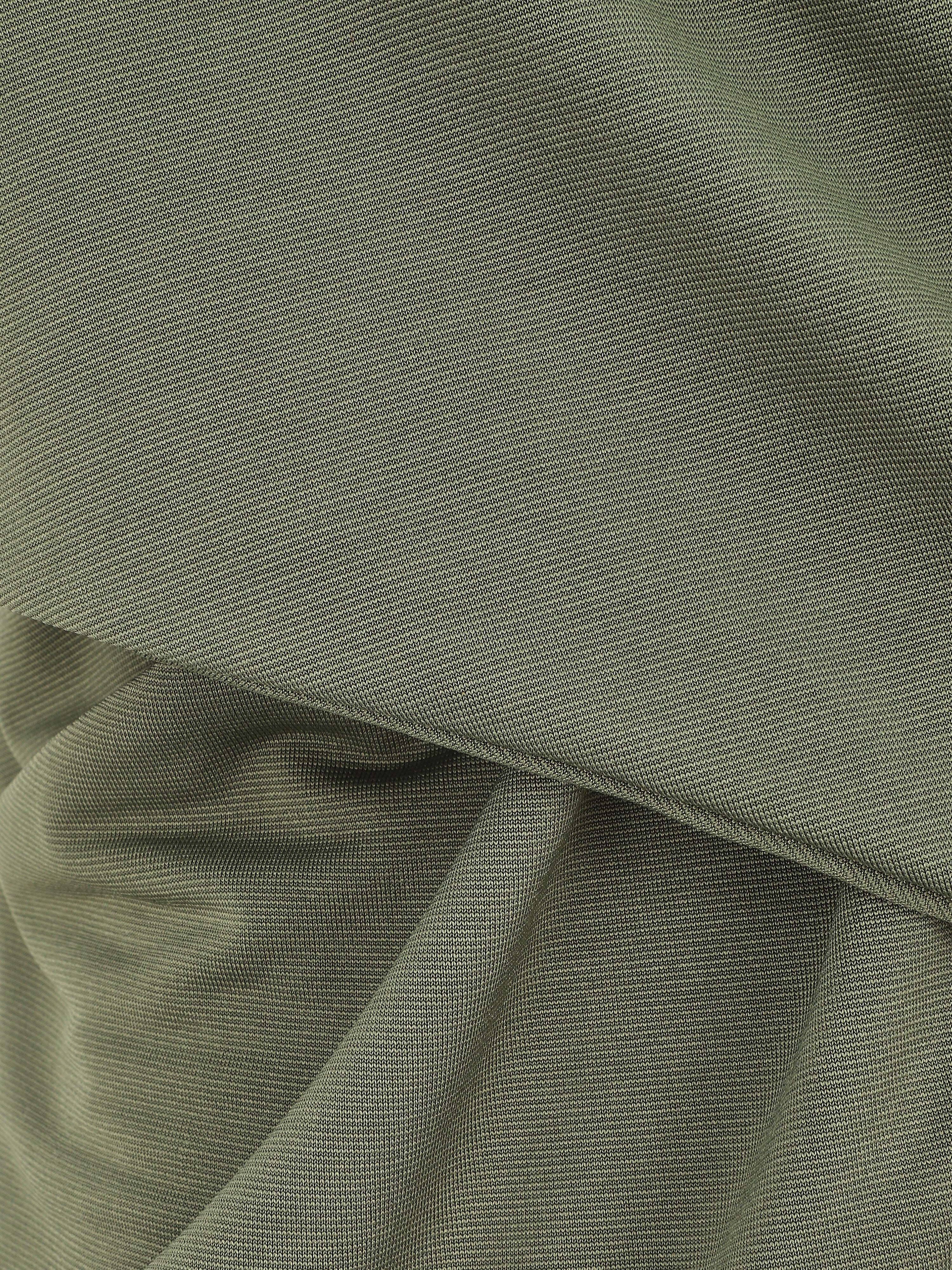 Top uni à base asymétrique - Kaki - 3