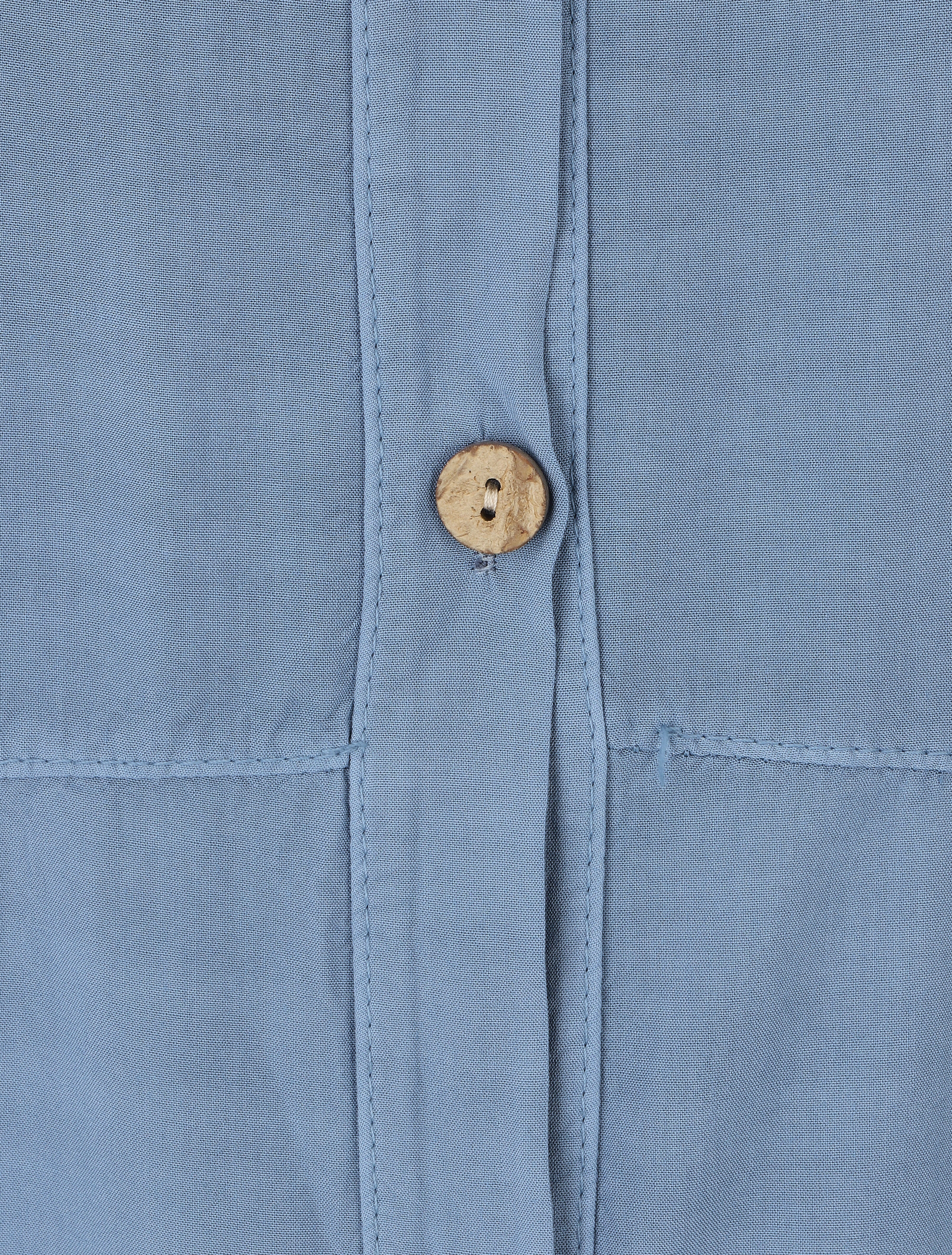 Chemise fluide oversize - Bleu ciel - 3