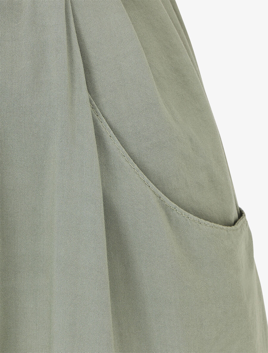 Pantalon fluide ample - Kaki - 3