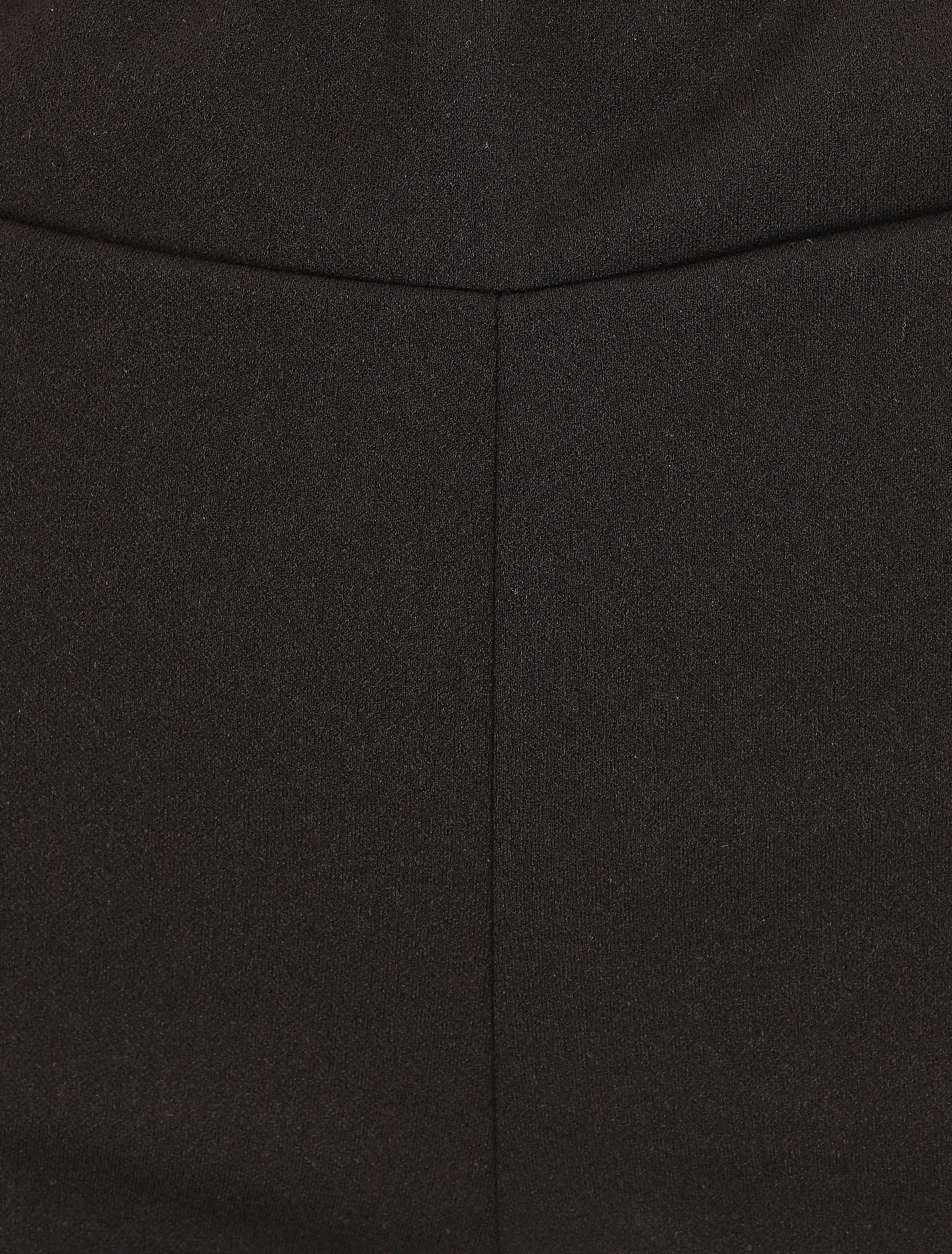 Pantalon fluide uni - Noir - 3