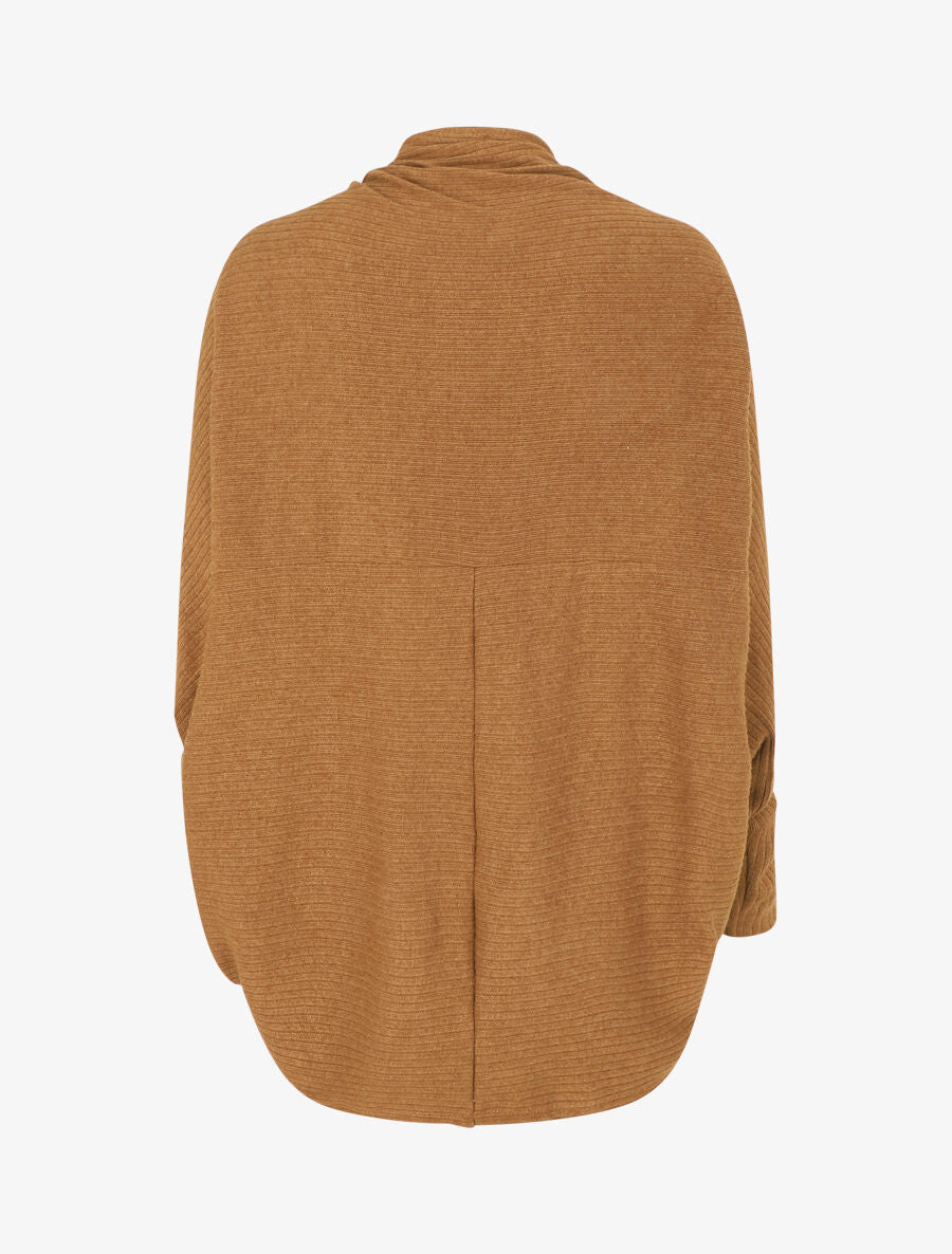 Gilet style cape - Camel - 2