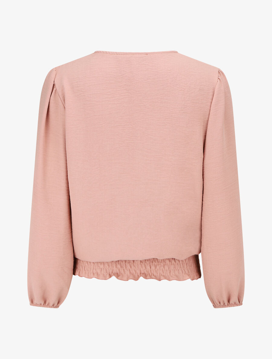 Top élastiqué à crochet - Rose - 2