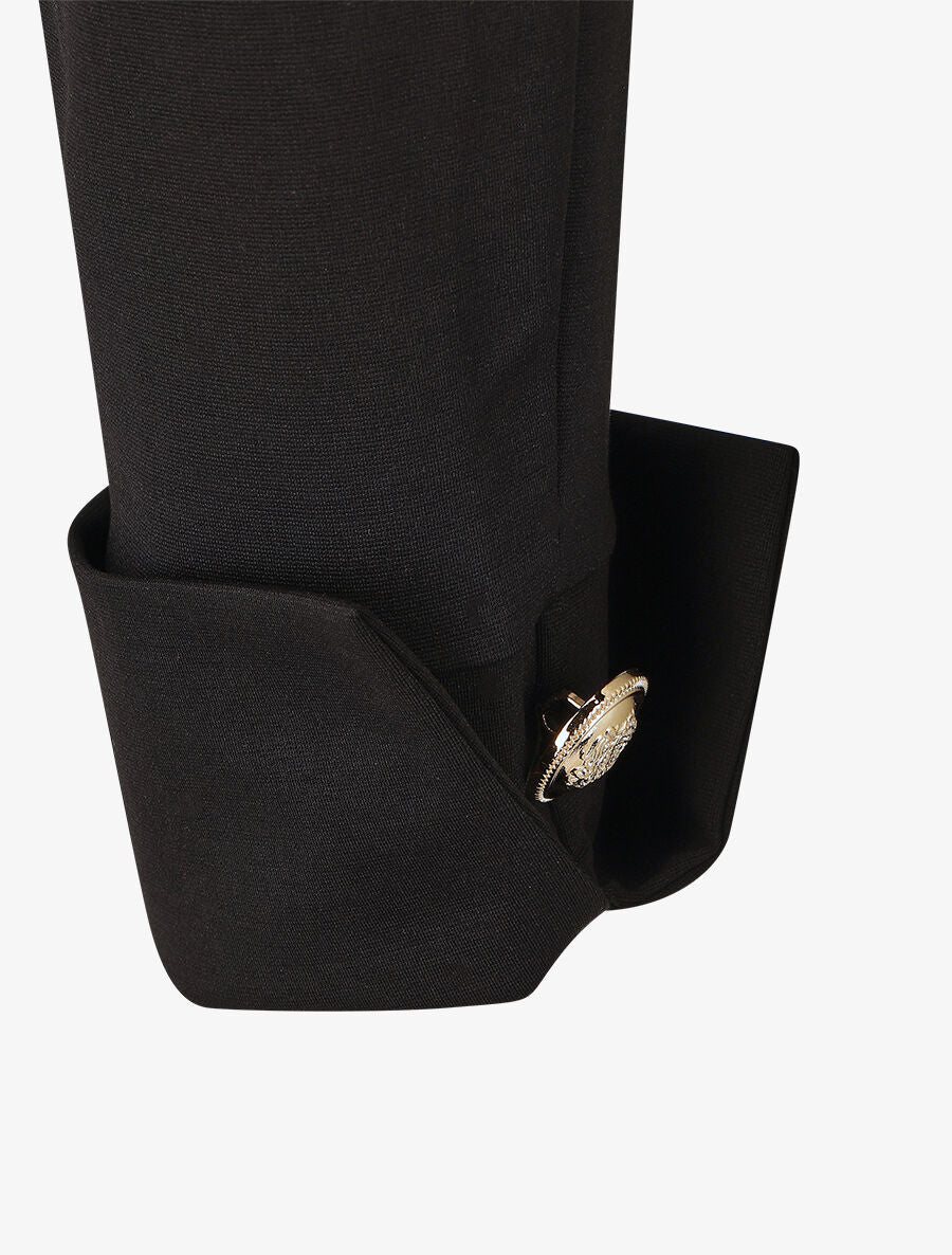 Veste courte boutonnée - Noir - 3