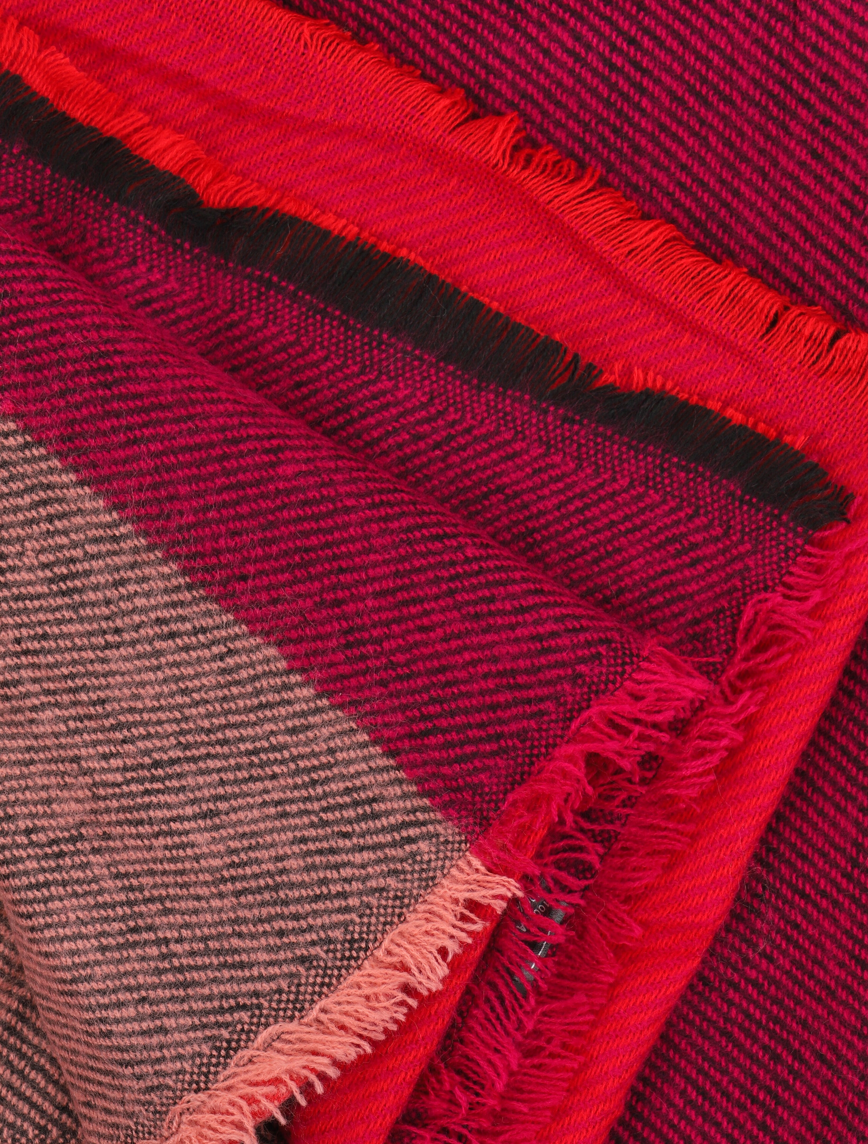 Foulard color block - Fushia - 3