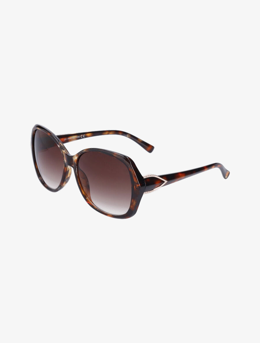 Lunettes de soleil oversize - Léopard - 1