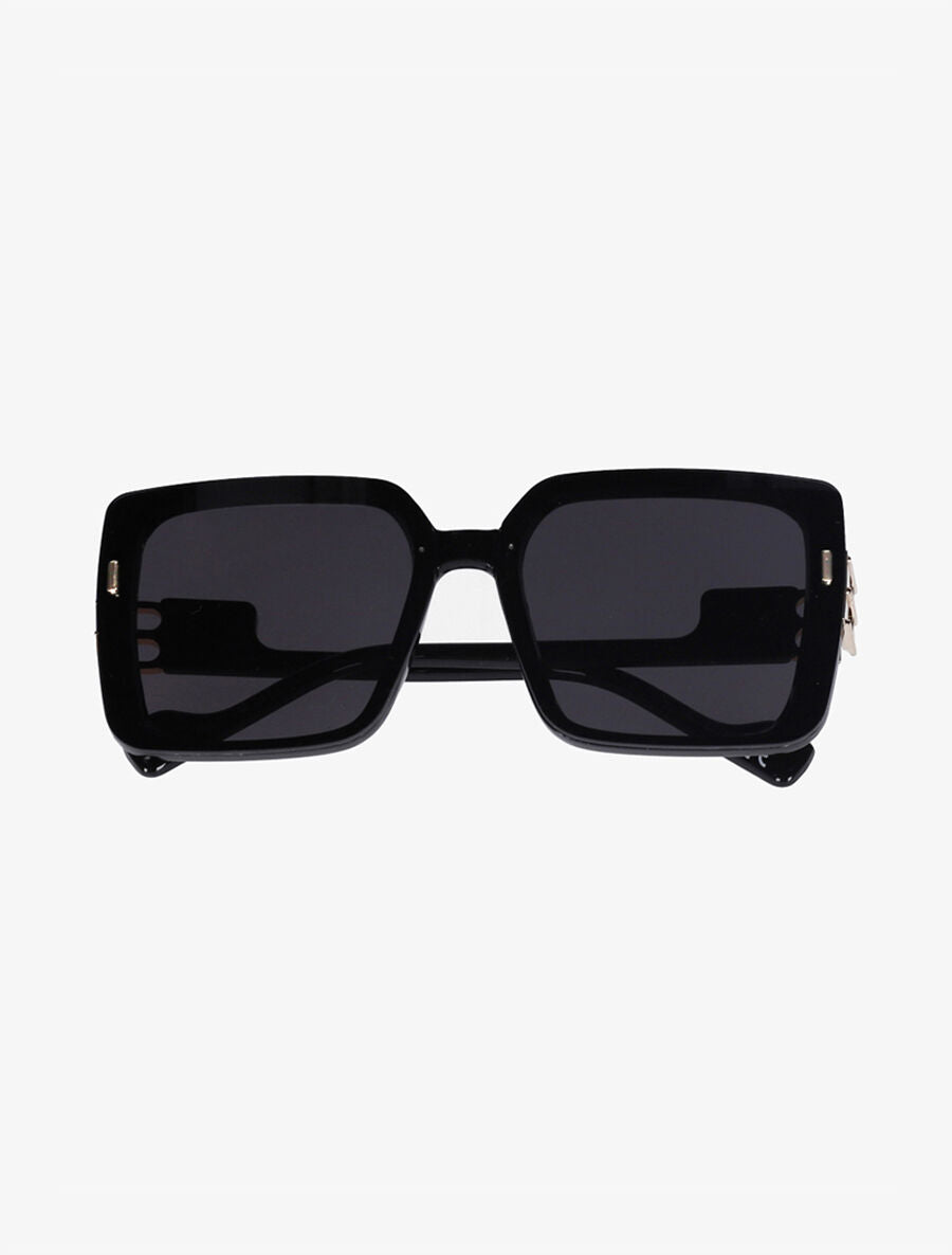 Lunettes de soleil carrées - Noir - 2