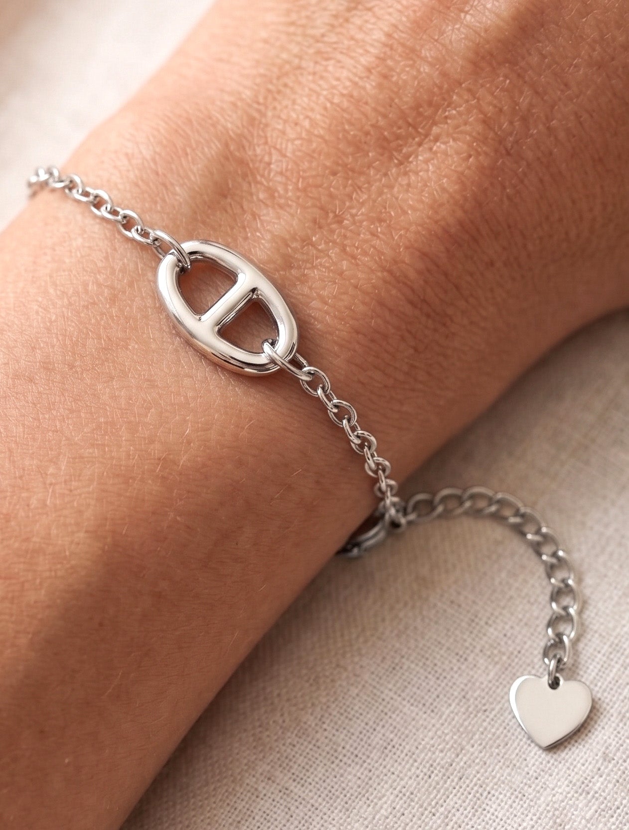 Bracelet à maillon marin - Argent - 1