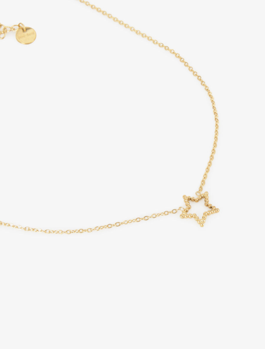 Collier à pendentif étoile - Or - 3