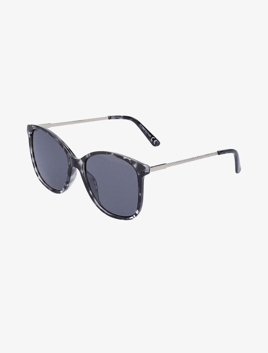 Lunettes oversize animal à branches stylisées - Noir - 2