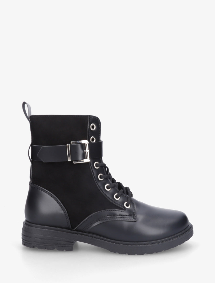 Sandalias de tiras redondeadas - negro