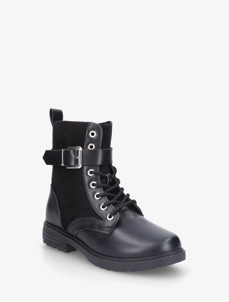 Sandalias de tiras redondeadas - negro
