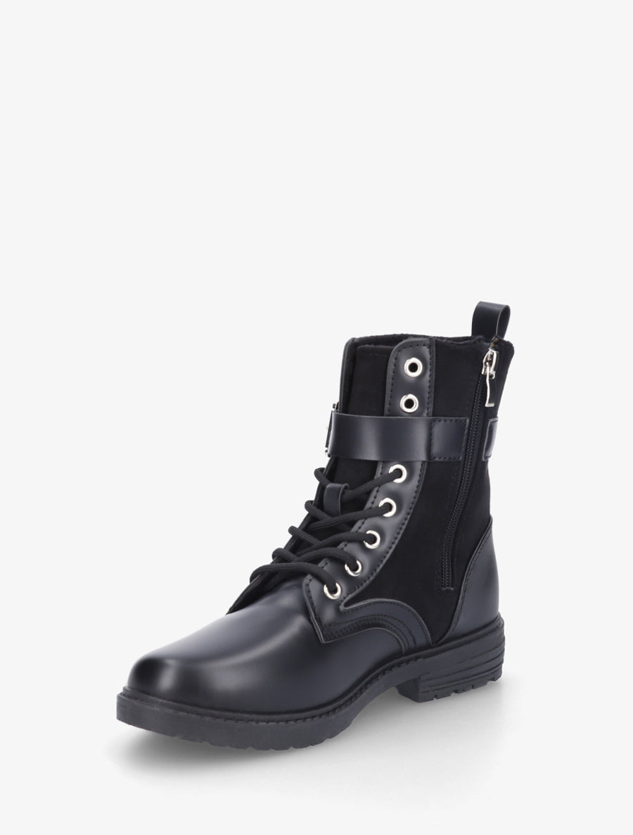 Sandalias de tiras redondeadas - negro