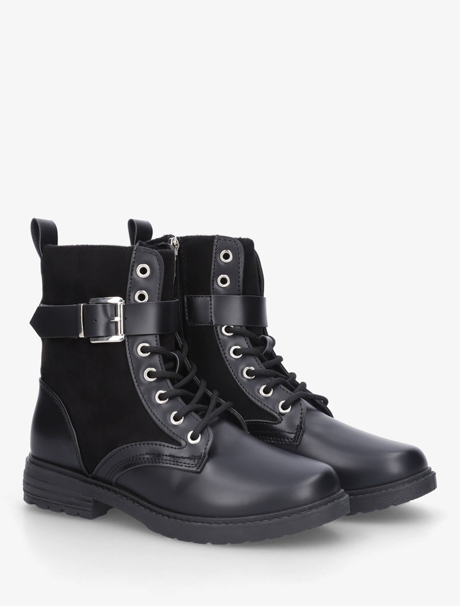 Sandalias de tiras redondeadas - negro