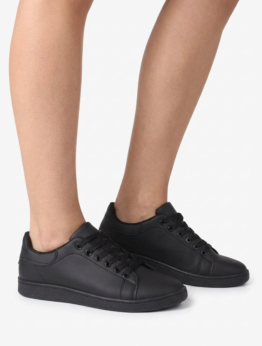 Zapatillas básicas lisas - Negro