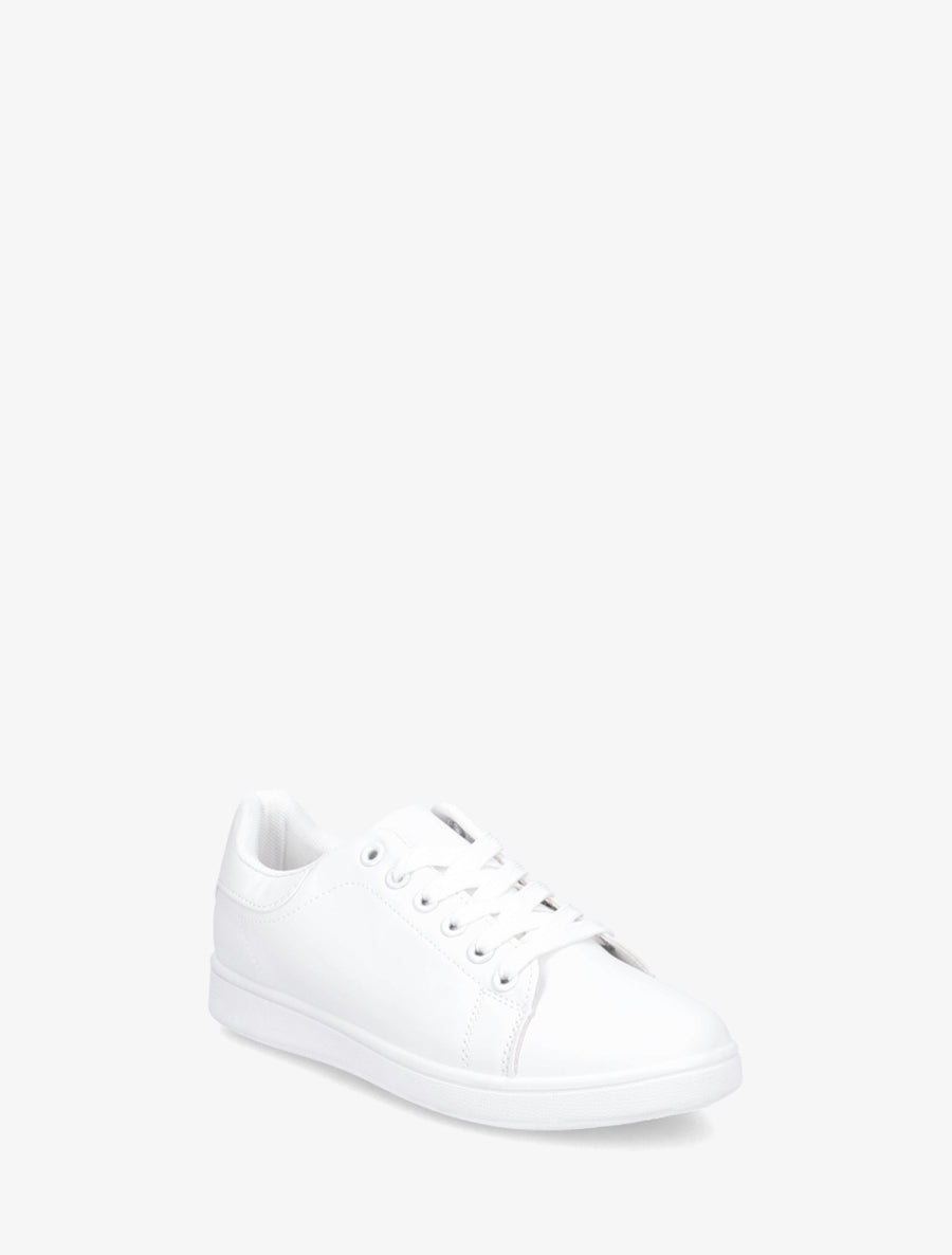 Baskets basiques unies - Blanc - 2