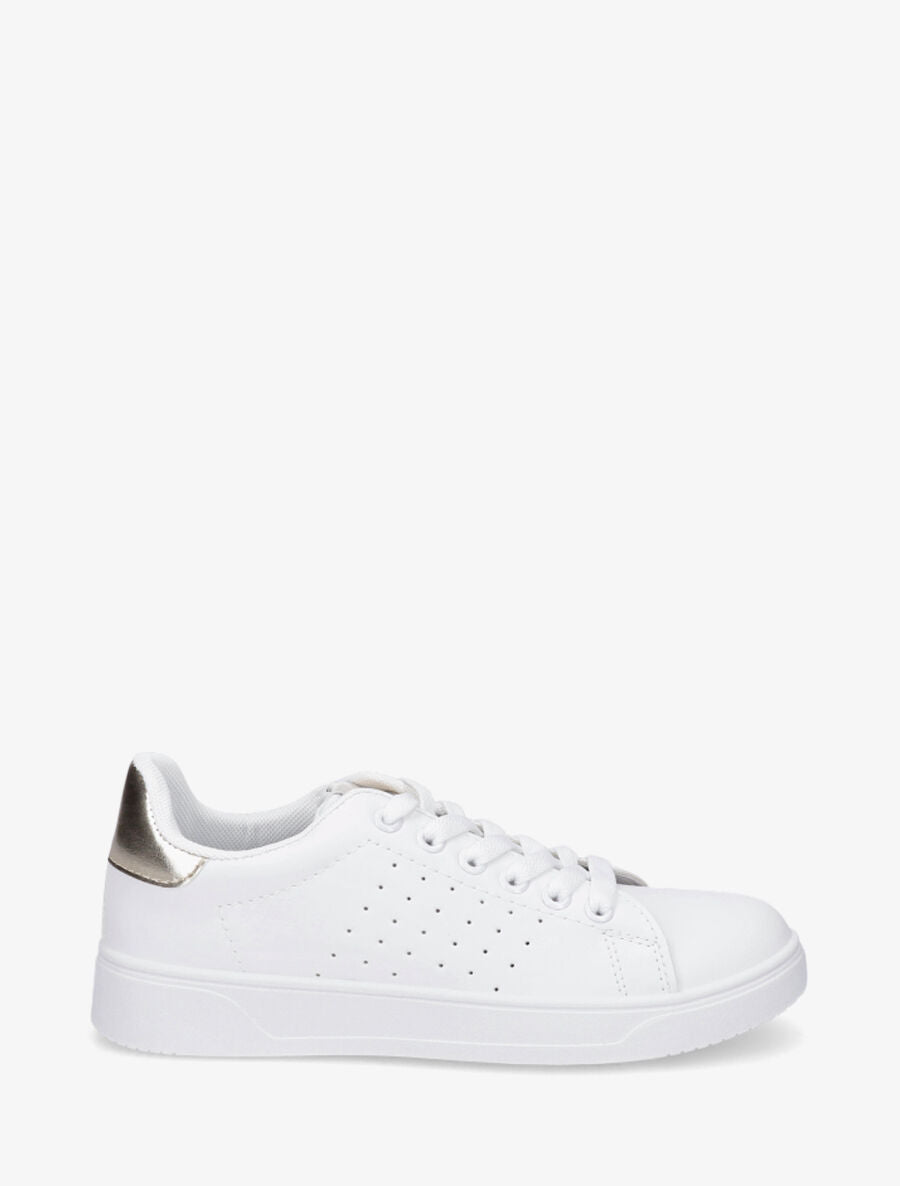 Sneakers plates classiques - Or - 5
