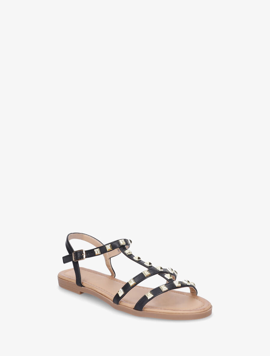 Nu-pieds plats cloutés - Noir - 2