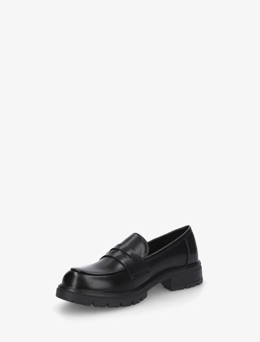Mocassins classiques en simili - Noir - 3