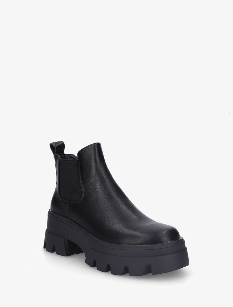 Chelsea boots à semelle crantée - Noir - 2