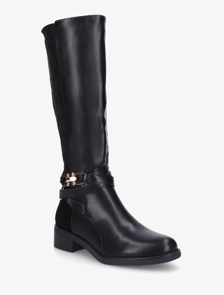Bottes unies bi-matière - Noir - 2