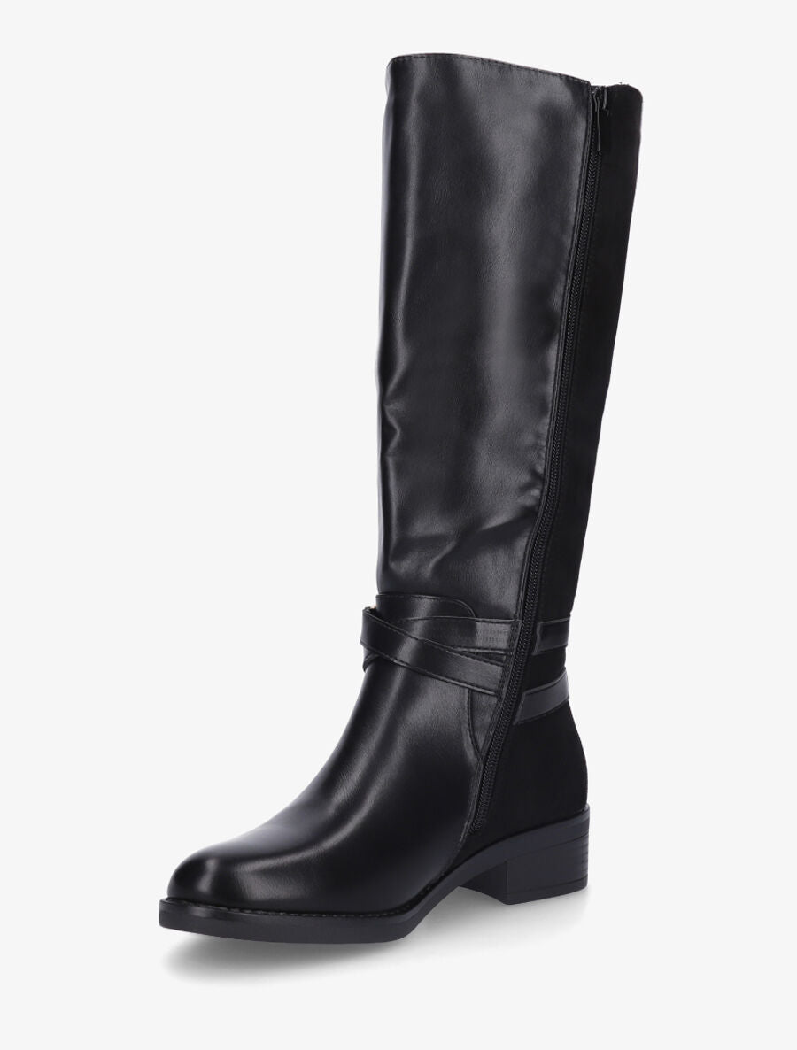 Bottes unies bi-matière - Noir - 3