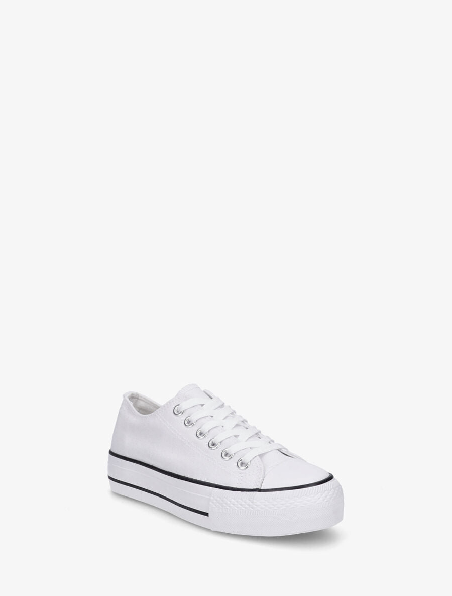 Baskets en toile - Blanc - 2