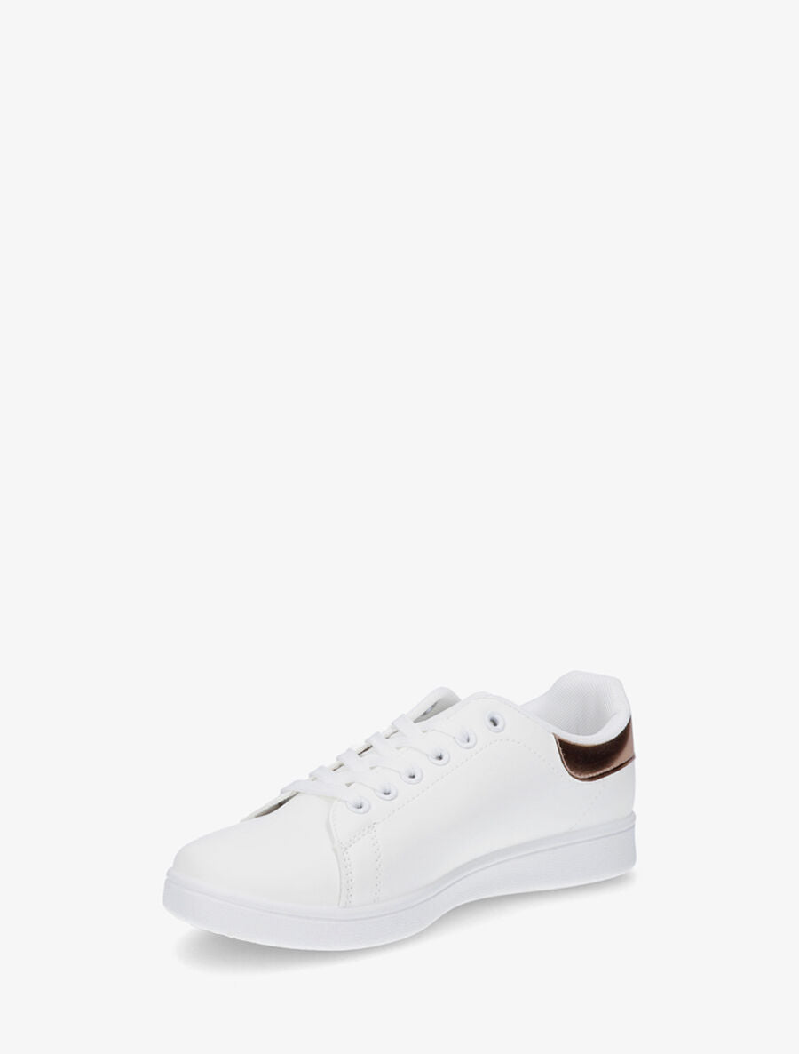 Sneakers classiques en simili - Rose gold - 3