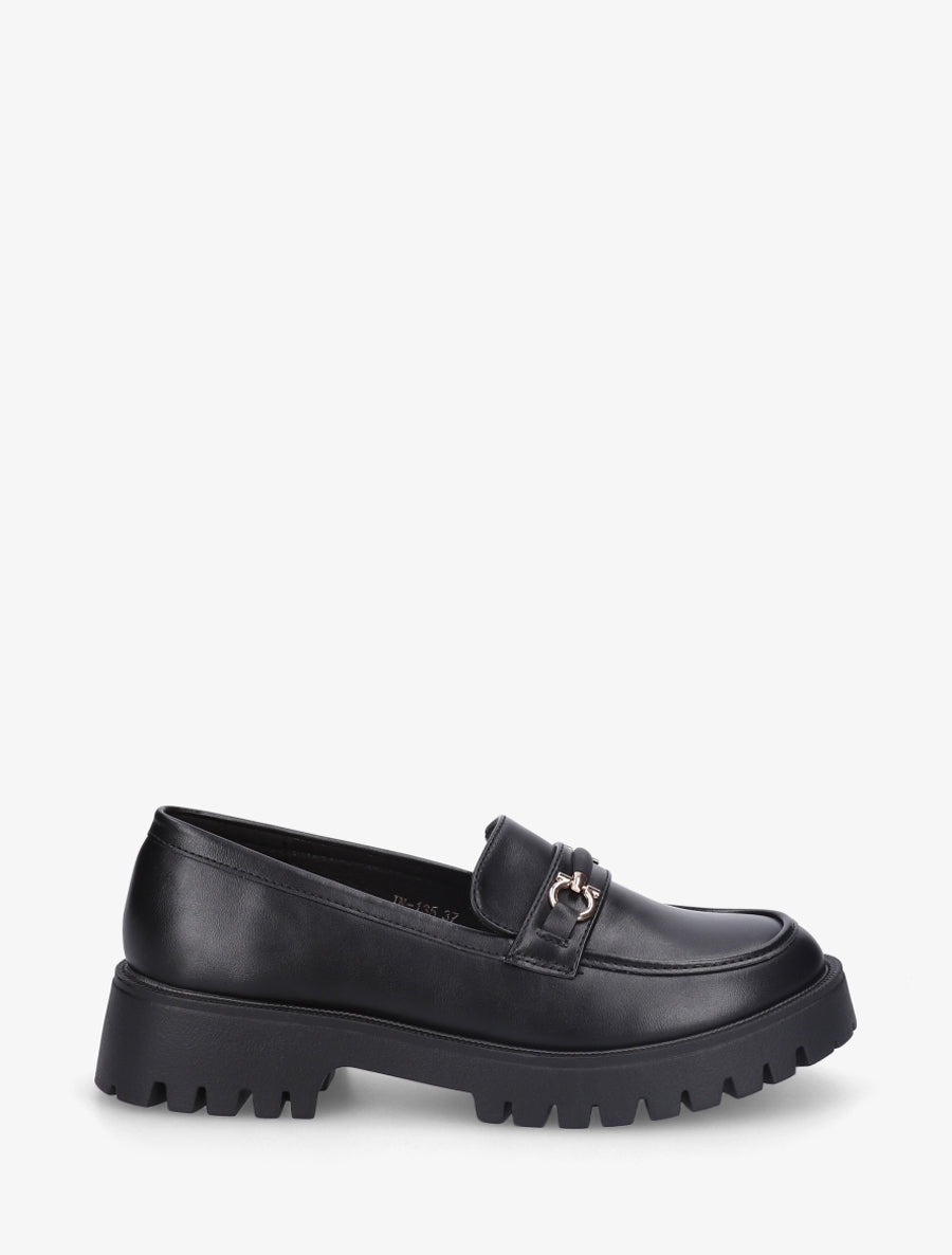 Mocassins à semelle crantée - Noir - 1