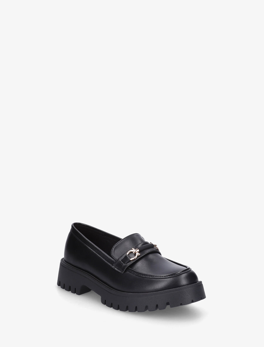 Mocassins à semelle crantée - Noir - 2