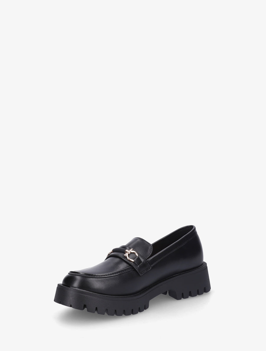 Mocassins à semelle crantée - Noir - 3