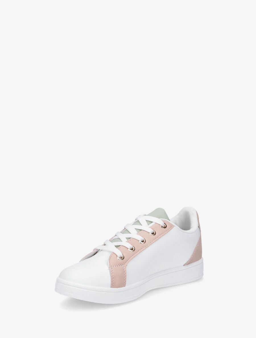 Sneakers à zip décoratif - Rose - 3