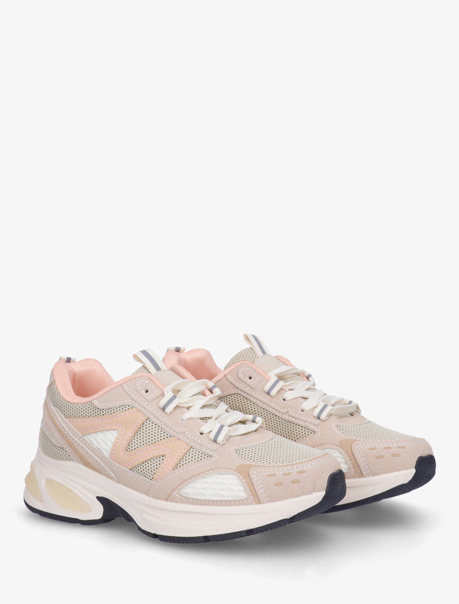 Baskets en tissu et simili - Rose - 4