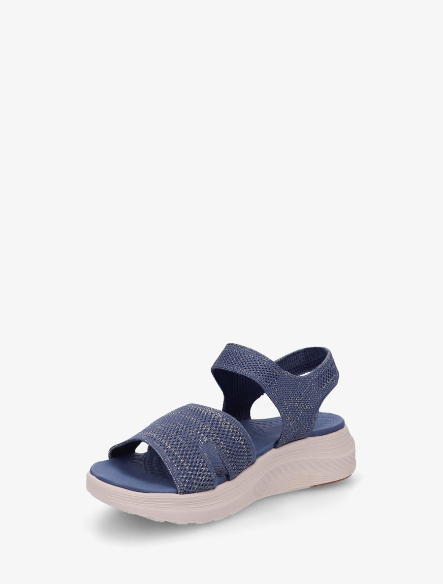 Sandales irisées à scratch - Bleu foncé - 3
