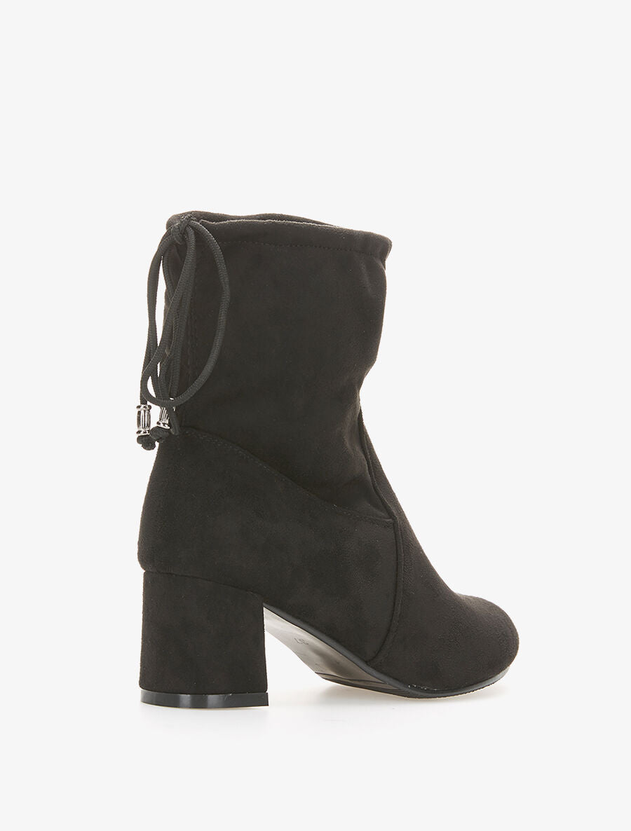 Bottines cheville à lacer - noir - 4